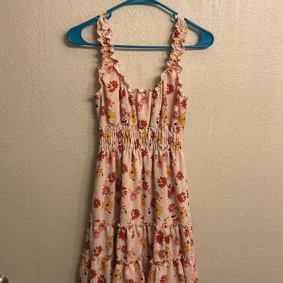 Moa Moa Women Juniors Sleeveless Floral Dress Size Small - Picture 4 of 4